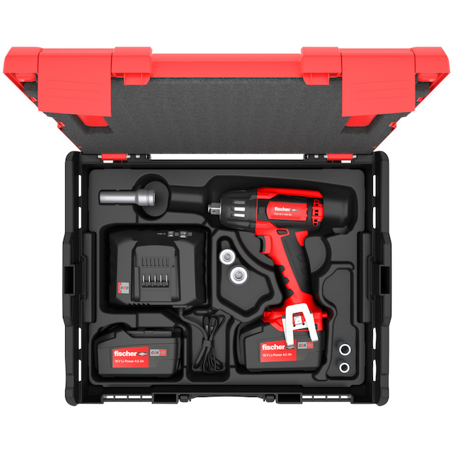 Fischer akumulátorový rázový utahovák FSS 18V 400 BL Set 3