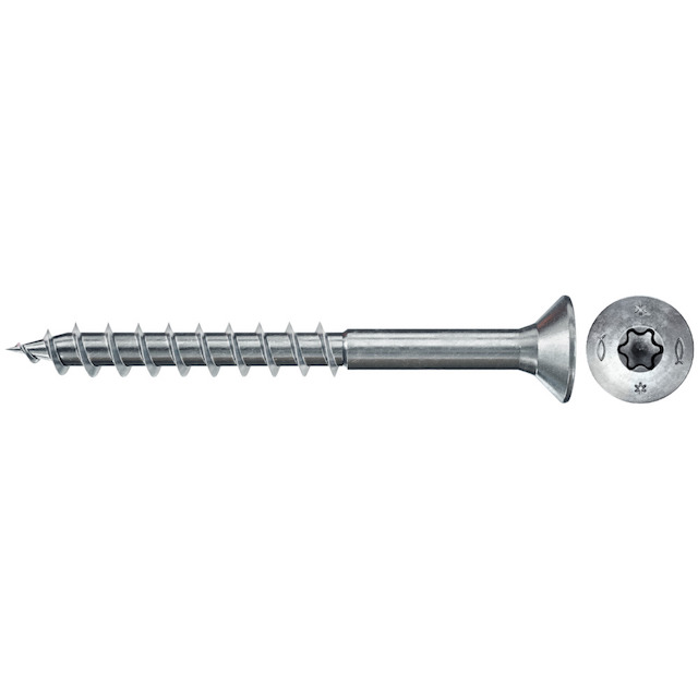 Fischer PowerFast II FPF II CTP 3,0x45 BC 500 zápustná hlava bílý zinek část. závit TX